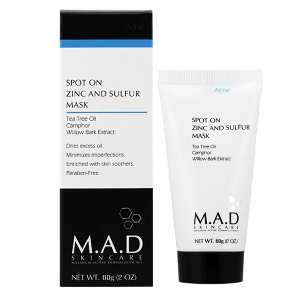 Spot On zinc and sulfur mask