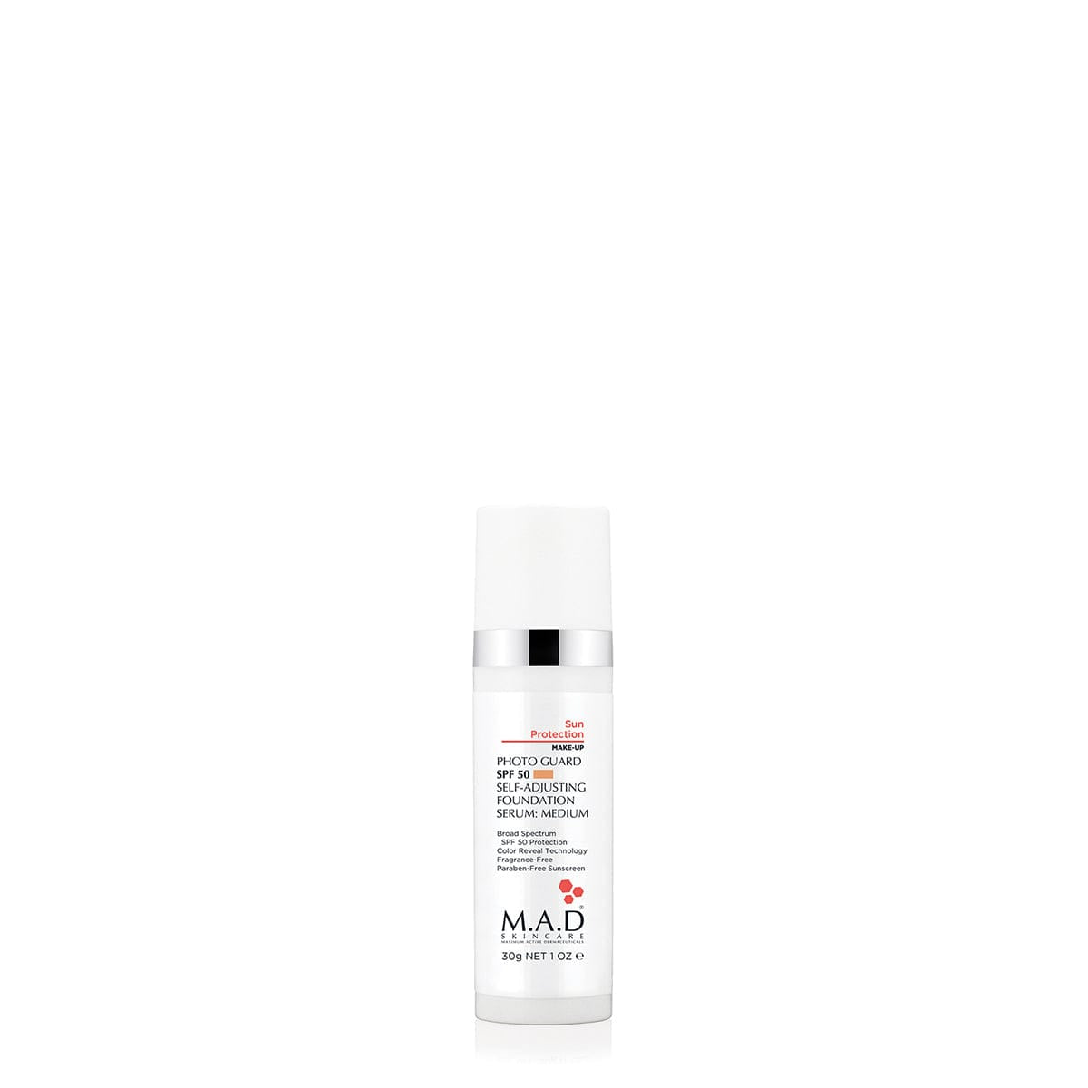 Photo Guard Spf 50 Self-adjusting Foundation Serum: Medium 30g 1OZ $55